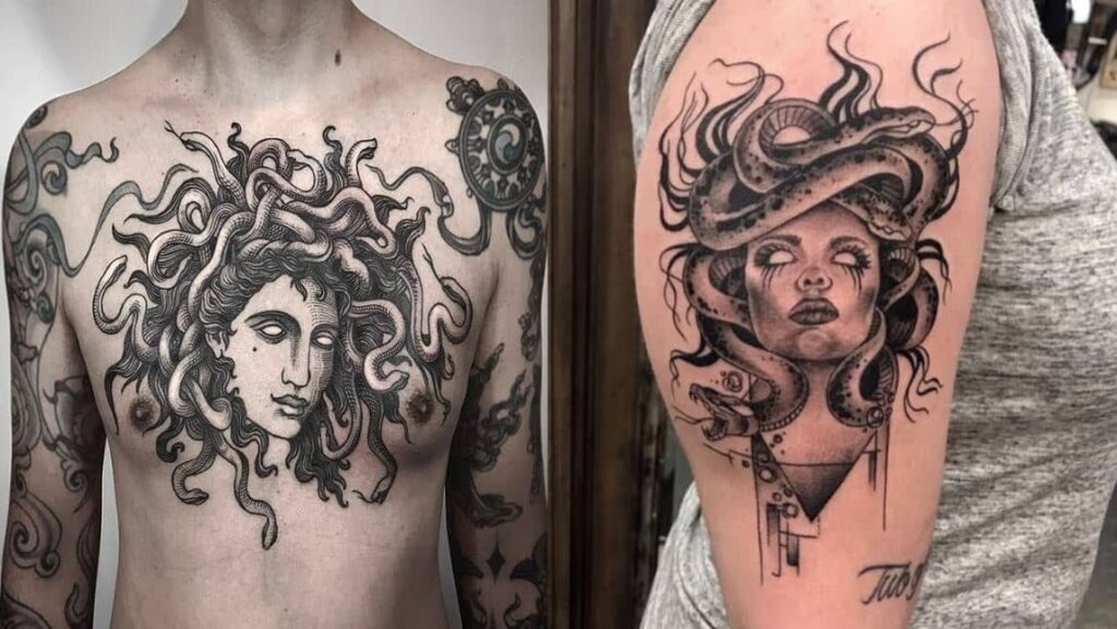 Medusa Tattoo Bedeutung für Frauen und Männer